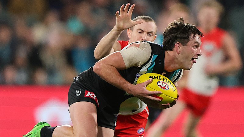 AFL LIVE: Dean Cox lays down the law to his leaders and Warner, Heeney and Grundy respond big-time