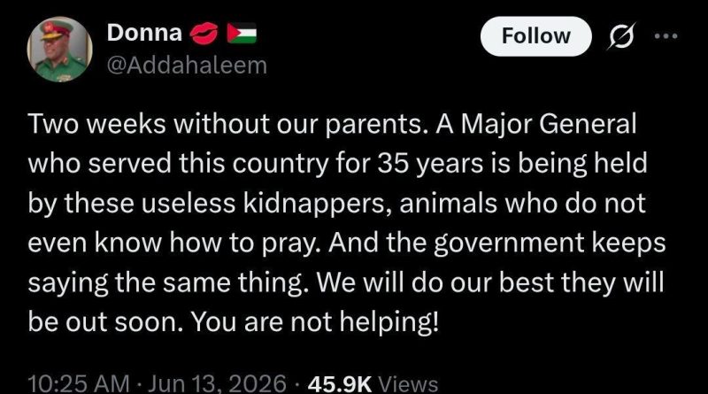 Our father was not diabetic. He d!ed from snake bite â Late General Rabe’s children counter Katsina government