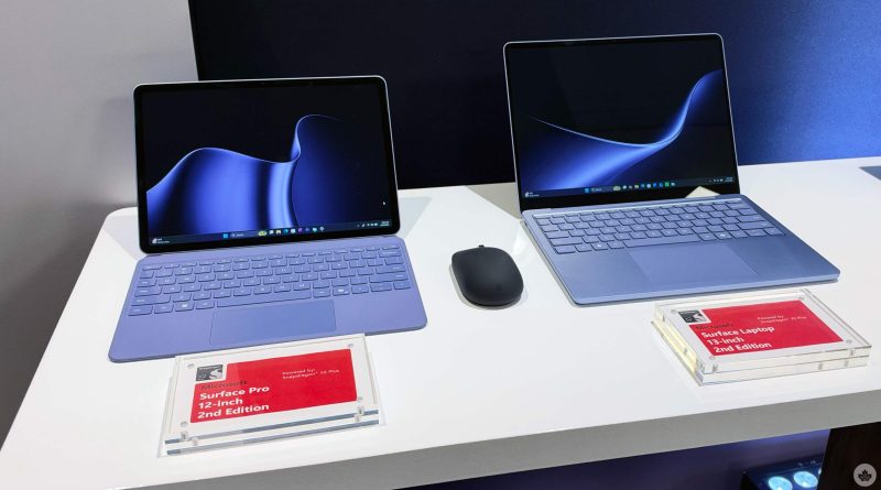 Microsoft unveils Surface Laptop, Pro with new Qualcomm chips